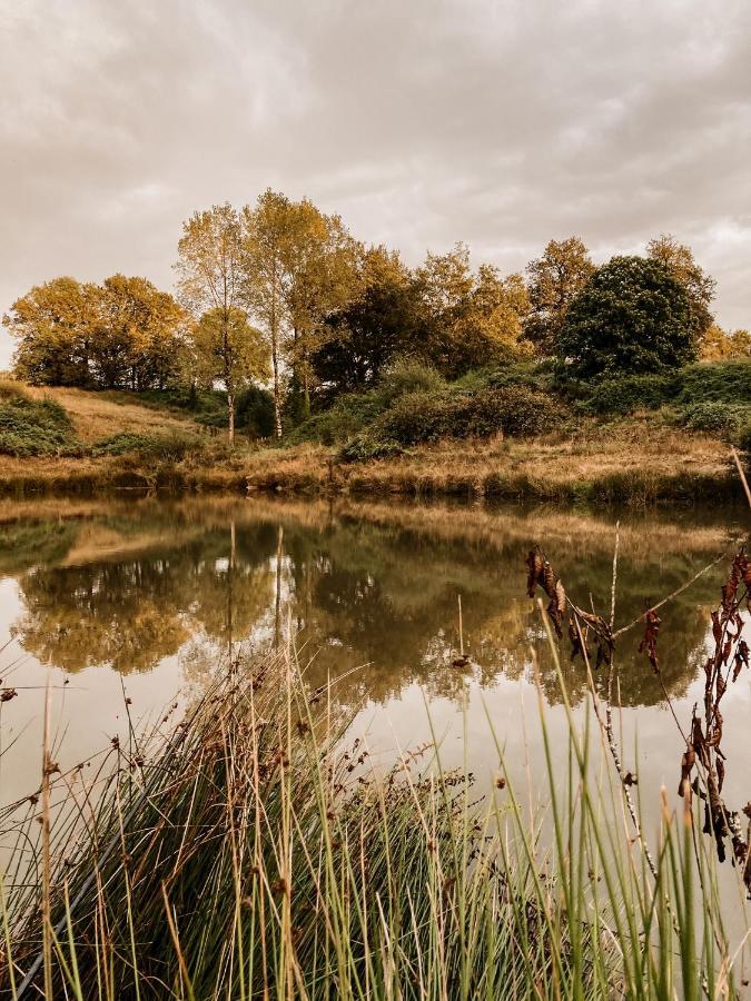 La Ferme Du Pont De Maumy, Cabane Au Bord De L'Etang Et Bain Nordique Busserolles ภายนอก รูปภาพ