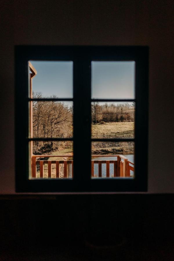 La Ferme Du Pont De Maumy, Cabane Au Bord De L'Etang Et Bain Nordique Busserolles ภายนอก รูปภาพ