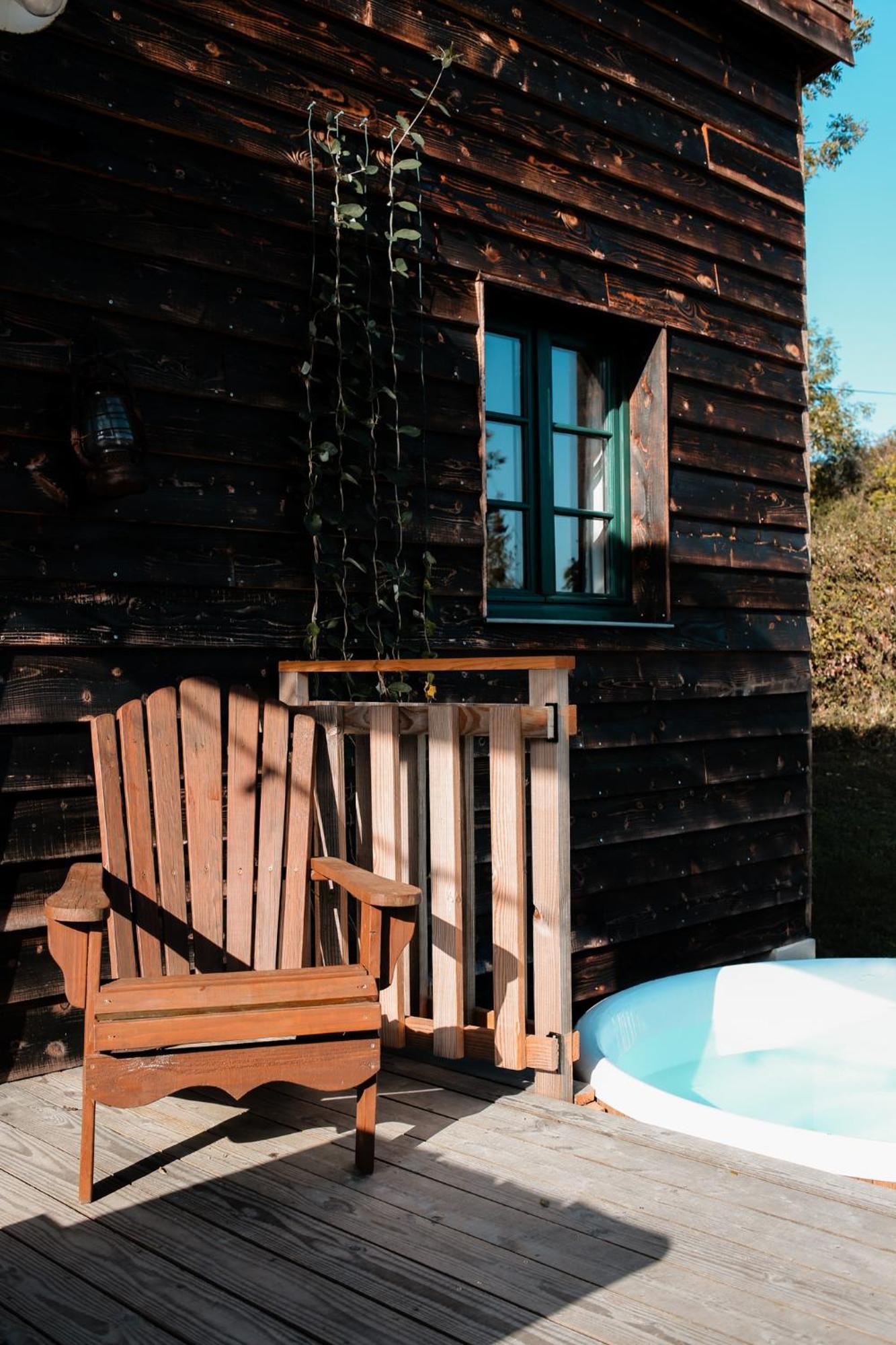 La Ferme Du Pont De Maumy, Cabane Au Bord De L'Etang Et Bain Nordique Busserolles ภายนอก รูปภาพ